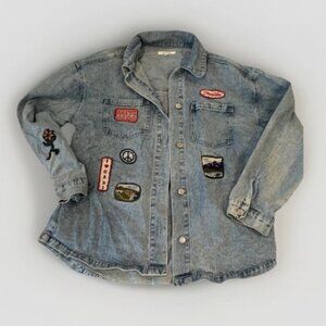 PacSun Jean Jacket Malibu Patch One Size